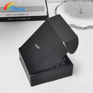 <b>Black</b> Paper Gift <b>Box</b> Rigid Packaging <b>Box</b> Custom Logo Mailer Carton for Books and Retail Cosmetic Gift Packaging Paper <b>Box</b> - Product Image 6