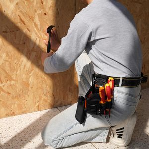 Băng biện pháp Pouch/tiện ích dao Pouch công cụ Pouch với vành đai clip, clip trên dao Pocket chủ cho Electrican/Thợ mộc/nhà thầu - Product Image 4