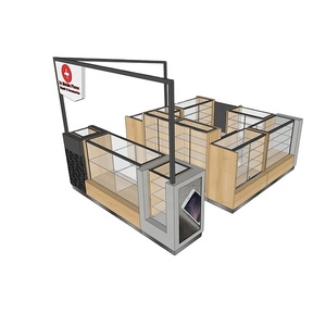 Customized Mall Cell Phone Display Cabinet Design Mobile Phone Repair Kiosk