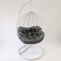 Chaise pivotante de chien en osier blanc, fauteuil suspendu, prix d'usine chinois, offre spéciale, 2021