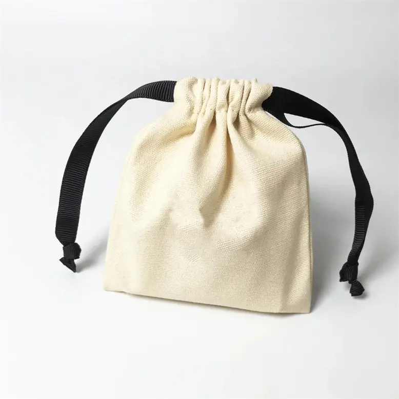 Marsupio con Logo personalizzato con coulisse borsa per la polvere personalizzata per scarpe riciclate linea di mussola di cotone borsa per la polvere per borse di lusso