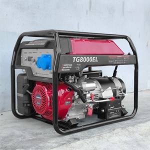 Groupe électrogène à essence 6 kW à faible consommation de carburant, moteur OHV 4 temps, <span class=keywords><strong>grand</strong></span> réservoir de 30 L, générateur à essence 6500 watts alimenté par Honda GX390 - Product Image 5