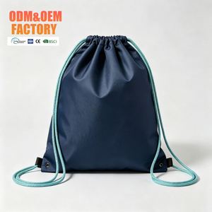 Custom Reusable Waterproof Drawstring <b>Backpack</b> Bag with Large Capacity for Swimming Soccer - Product Image 1