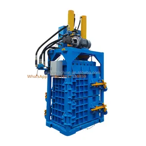 waste carton paper ,plastic pet Bottle Baler Machine / hydraulic baler press