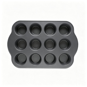 Molde para 12 Muffins, Revestimiento Antiadherente Duradero para Cupcakes y Muffins, Molde para Hornear en Casa - Product Image 4