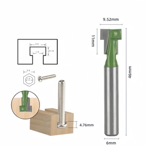 6mm xử lý khóa Keyhole công cụ hình ảnh Khung treo lỗ máy cắt Công cụ chế biến gỗ <span class=keywords><strong>Router</strong></span> khoan <span class=keywords><strong>bit</strong></span> - Product Image 4