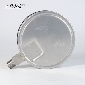 글리세린 충전 충격 방지 유압 시스템 오일 가스 압력계가 있는 스테인리스 스틸 케이스 마노미터 - Product Image 4