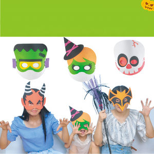 Máscaras de Espuma/<span class=keywords><strong>EVA</strong></span> Personalizadas para Niños para <span class=keywords><strong>Halloween</strong></span> con Diseños de Vampiro, <span class=keywords><strong>Calabaza</strong></span>, Hombre Lobo, Bruja, Momia, Fantasma y Esqueleto - Diversión Colorida para Fiestas - Product Image 1