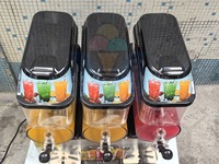 Machine à slush commerciale personnalisée, colorée, 3 réservoirs, en acier inoxydable, pour événements promotionnels, café, restaurant