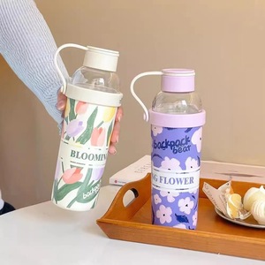 Insulated Water Bottle For Women Large Capacity Cold Brew Cup Travel Stainless Steel Tumbler With Lid And Handle - Product Image 1
