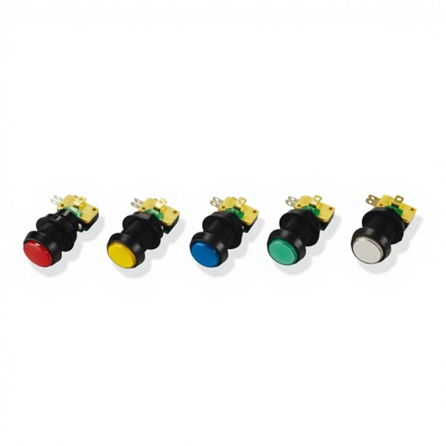 35.6X MM Arcade Push Button Start Stop LED Illuminated Switches for Game Machine FRO Brand US Plug English