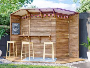 Casas pequeñas de lujo modernas, casa prefabricada, servicio personalizado, barra de jardín de madera - Product Image 2