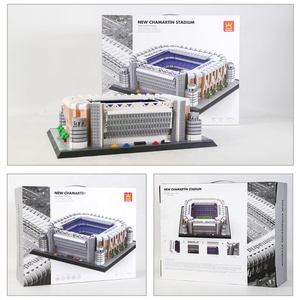 Wange 7215 Nuevo Estadio <span class=keywords><strong>Chamartin</strong></span>-Madrid, Bloques de Construcción Personalizados, Modelo de Ladrillos para Niños, Juego de Bloques de Plástico para Armar, Juguetes al por Mayor - Product Image 6