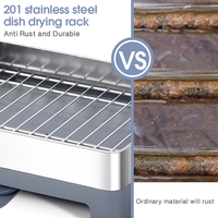 Égouttoir de vaisselle en acier inoxydable 304, étagère de rangement en métal pour cuisine, égouttoir de séchage