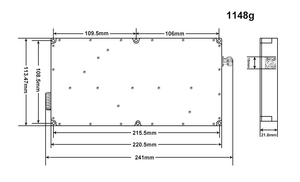 Module d'alimentation RF GaN TXH200VGHN 200W 2360-2500MHz, amplificateur de puissance de qualité industrielle avec dissipateur thermique en cuivre pur - Product Image 6