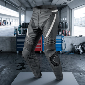 Pantalon de course haute performance respirant grande taille à séchage rapide, couleur personnalisée, logo personnalisé, fait main, pour motards - Product Image 3