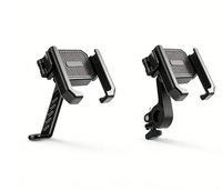 Support universel réglable à dégagement rapide pour guidon de vélo, rétroviseur, support de téléphone pour moto et scooter