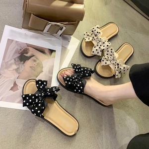 Новые Домашние тапочки женские летние с бантом - Product Image 2