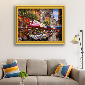 Pintura personalizada por números, impresión en <span class=keywords><strong>lienzo</strong></span>, pintura <span class=keywords><strong>al</strong></span> óleo acrílica Diy por número <span class=keywords><strong>para</strong></span> pared de habitación, venta <span class=keywords><strong>al</strong></span> por mayor - Product Image 3