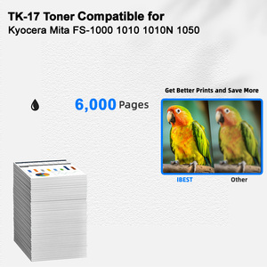 Cartouche de toner compatible IBEST Kyocera TK-17 TK17 compatible avec Kyocera Mita FS-1000 FS1000 1010 <span class=keywords><strong>1010N</strong></span> 1050 - Product Image 2
