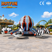 Manège Time Pilot distinctif à 16 places pour parcs d'attractions, équipement de fête foraine avec système de rotation dynamique