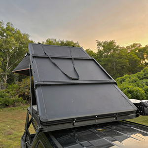 Carpa de Techo Rígida de Doble Capa con Camuflaje para Todas las Estaciones, con Dos Habitaciones, Impermeable y Resistente al Viento - Product Image 1