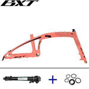 Mới Carbon gấp xe đạp khung 20inch đĩa phanh mtb đường xe đạp khung + ngã ba 20er gấp xe đạp mini có thể gập lại đi lại frameset - Product Image 2