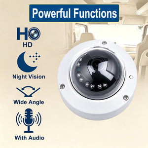 Cámara de Vigilancia Profesional para Vehículos, Grabación de Audio y Video Sincronizada, Perspectiva Amplia, 1080P AHD, Tipo Domo, para Autobuses, RV, OEM/ODM - Product Image 4