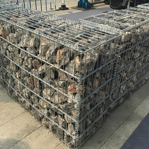 <span class=keywords><strong>Vente</strong></span> directe usine : Gabion en acier galvanisé soudé à trous carrés pour clôtures de jardin et murs de soutènement - Product Image 4