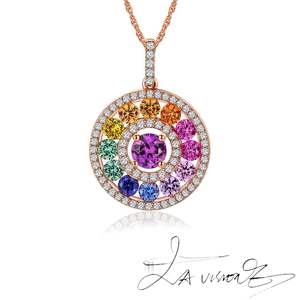 จี้รูปดอกไม้สไตล์พังก์ประดับพลอยออนิกซ์เงินแท้ 925 จากคอลเลคชั่น Counterattack Series - Product Image 5