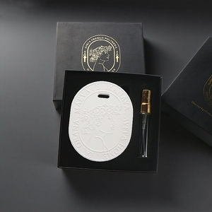 Tùy chỉnh xe treo thơm đất sét gốm làm mát không khí tủ quần áo hương thơm thạch cao khuếch tán đá phòng khử mùi - Product Image 1