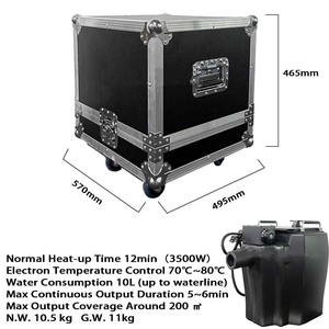 Macchina del fumo a ghiaccio secco ad alta potenza 3500W, <span class=keywords><strong>effetto</strong></span> nebbia pesante per Halloween, palcoscenici, matrimoni, controllata da DMX512 - Product Image 2