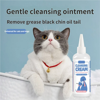 Crème Nettoyante Dégraissante pour Poils d'Animaux Sans Rinçage – Nettoyant Doux pour Fourrure de Chats et Chiens – Solution de Soin des Poils – Matériaux de Haute Qualité