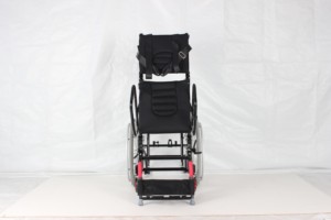 Silla de Ruedas Manual Ligera, Silla de Ruedas Manual con Función de Bipedestación, Asiento Tipo Mochila con Cinturones de Seguridad, Precio de Fábrica - Product Image 6