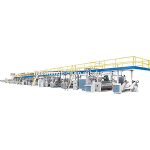 Gegolfd Papier Board Productie Machines Enkele Facer Lijn 1400 1600 1800 Mm 2 Ply Papieren Zak Making Machine 150 M/min 30 Dagen