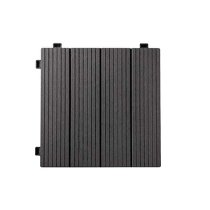 Carreaux de pont personnalisés en <span class=keywords><strong>bois</strong></span> wpc, 30x30cm, lames de sol en plastique Composite, pour l'extérieur, bricolage, livraison gratuite, chine - Product Image 3