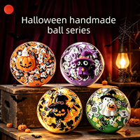 Jouet Squishy Halloween à remplir soi-même, avec liquide transparent et pièces de pâte à modeler au centre, figurine 3D miniature, à remontée lente