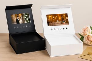 Wholesale Customized 7 Inch <strong>LCD</strong> Screen <strong>Video</strong> Box Unique Magnetic Gift Music <strong>Card</strong> Box Presentation Custom Printed <strong>Greeting</strong> <strong>Cards</strong> - Product Image 2