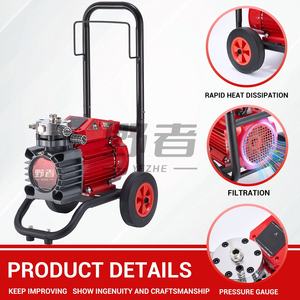 Machine de pulvérisation murale intérieure et extérieure: <span class=keywords><strong>Pistolet</strong></span> à <span class=keywords><strong>peinture</strong></span> au latex sans air haute pression électrique entièrement automatique - Product Image 5