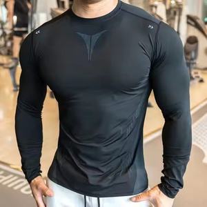 เสื้อสเวตเตอร์ถักแบบใหม่จากผู้ผลิต ดีไซน์คอโอ สำหรับผู้ชาย ใส่ออกกำลังกายในฤดูใบไม้ร่วง เสื้อยืดแขนยาวผู้ชาย - Product Image 4