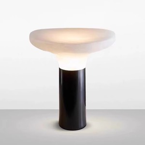 Lámpara de mesa con forma de hongo, de mármol, con iluminación ambiental LED para sala de estar, dormitorio y estudio. - Product Image 4