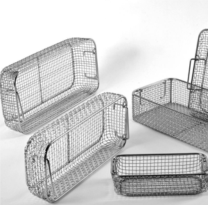 Panier de stérilisation en acier inoxydable panier de plateau de désinfection d'instruments chirurgicaux pour orthopédie ORL ophtalmique - Product Image 1