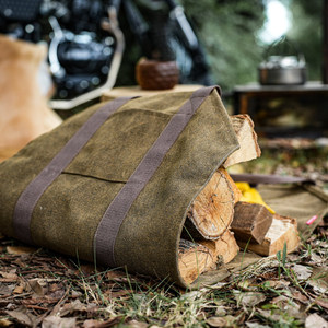 Portable grande capacité toile <span class=keywords><strong>bois</strong></span> de <span class=keywords><strong>chauffage</strong></span> panier Portable sac de rangement sac de transport pour Camping et randonnée cheminée <span class=keywords><strong>bois</strong></span> support - Product Image 5