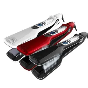 Hot Electric Cabelo Alisamento Bio Infrared Hair Straightener Flat Steampod Lisseur a Vapeur Professional Steam Flat Iron