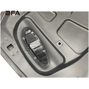 Pour <span class=keywords><strong>Alfa</strong></span> Romeo <span class=keywords><strong>Giulia</strong></span> mise à niveau capot en fibre de carbone de remplacement kit de carrosserie de style trèfle à quatre feuilles - Product Image 6