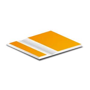 سطح برتقالي اللون لوحة مزدوجة اللون cnc دوارة ABS قابلة للحفر صفيحة الاسم والعلامات البلاستيكية للماكينة
