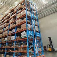 Système de rayonnage à palettes en acier robuste de 3000 kg, résistant à la corrosion, rayonnage sélectif pour entrepôts extérieurs – Vente chaude