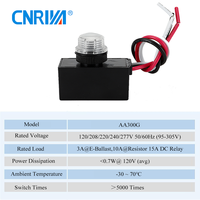 Interruptor Fotoeléctrico de Control de Luz para Exteriores CNRIYA AA-300G Zhejiang 10A IP65 Inductivo para Interiores 95-305V LED
