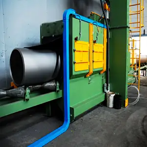 Steel Pipe Steel Tube Sand Blasting Duct Cleaning Equipment/Sandblasting Machine for sale with high efficiency