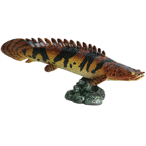 Yxs niños simulación océano modelo sólido agua dulce cocodrilo gar oro arowana punto dinosaurio pez animal juguete - Product Image 1